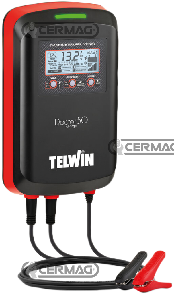 Carica batterie mantenitore 6/12/24V - DOCTOR CHARGE 50