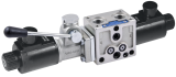    On-Off element with A and lever - 12V for open center